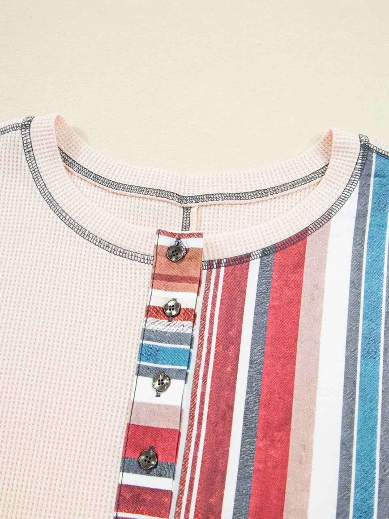 Color Block Striped Long Sleeve Top 9521dc98-170b-4ca4-ad2b-207e9dea4546-Max-Origin