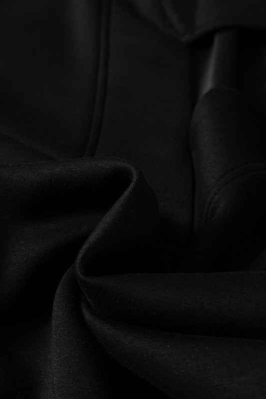 Solid Collared V-Neck Sweatshirt & Sweatpants Set 95309f5e-2419-444f-8e49-9e9b4a063063