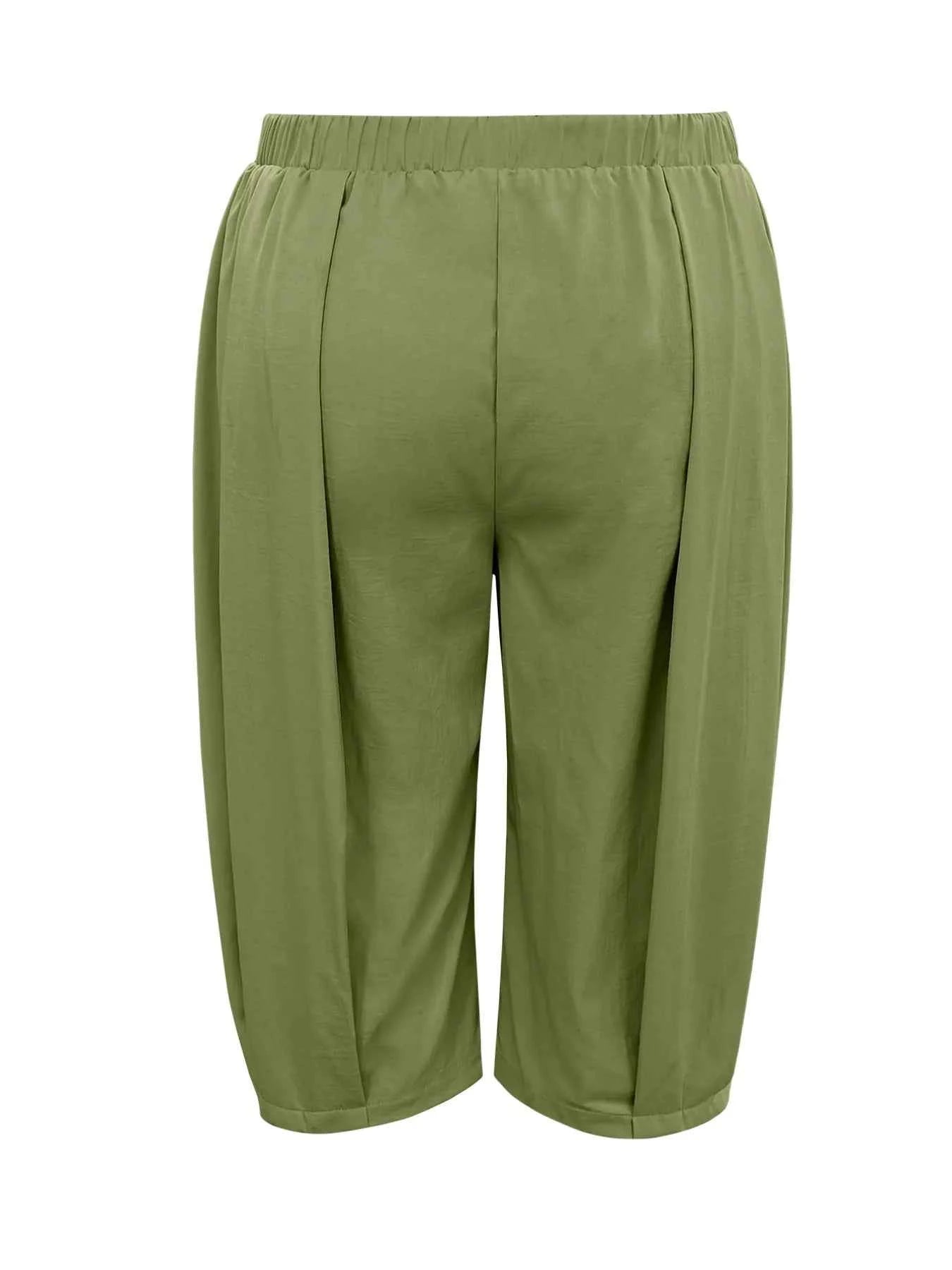 Plus Size Wide Leg Pleated Detail Cropped Pants 9558f166-1408-4395-ad32-52d023f91ac0-Max-Origin