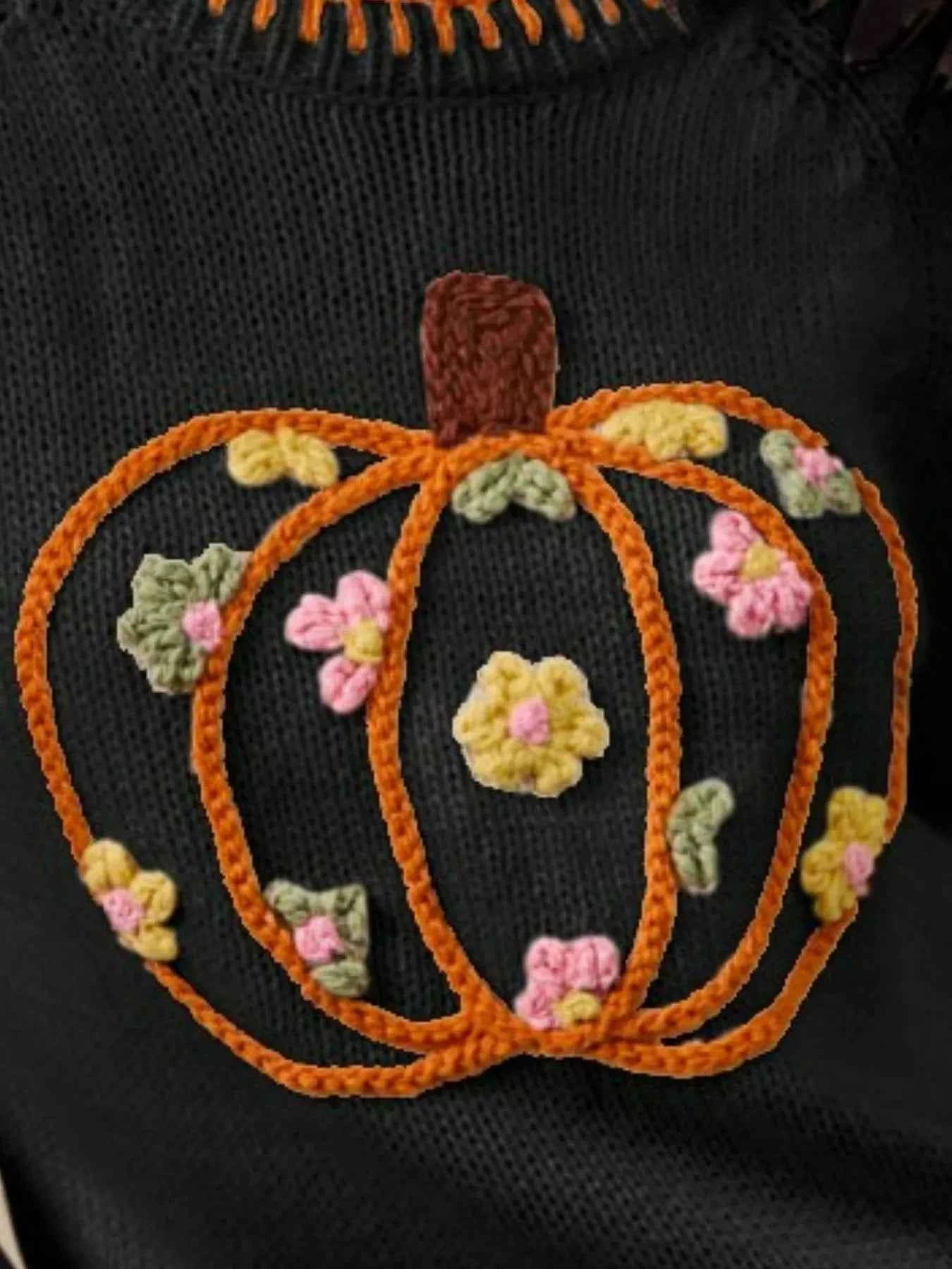 SO ME Pumpkin Floral Embroidered Thanksgiving Sweater 955c9624-5894-4622-b48e-1c8554c69319-Max-Origin