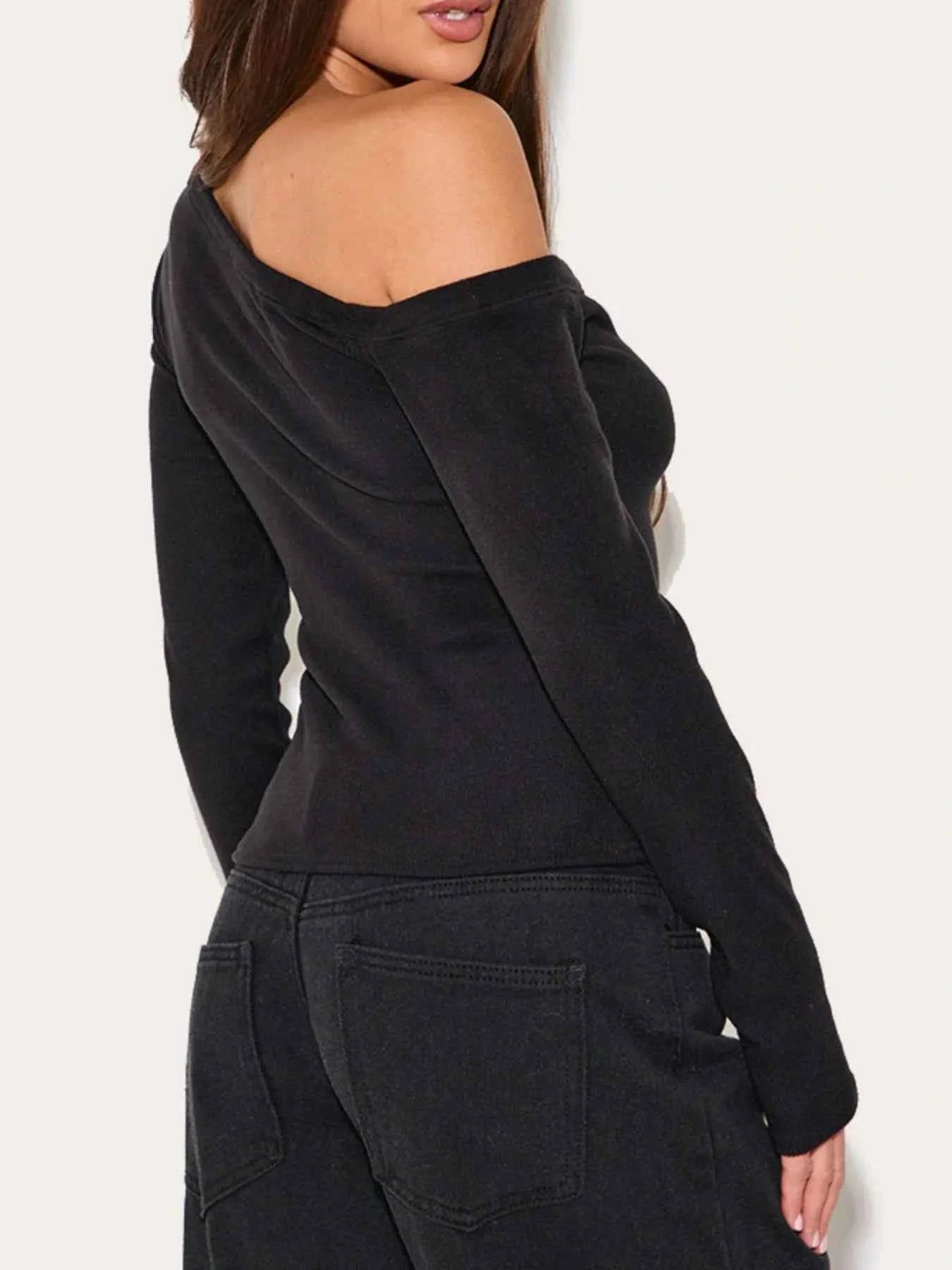 Asymmetrical Neck Button Up Cardigan 956215f3-d25b-462e-a917-283957dd6d12-Max-Origin