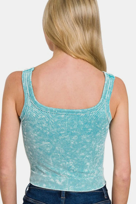 Zenana Washed Ribbed Scoop Neck Wide Strap Tank 957f48ce-cd1f-48b4-84c1-72d21f6c4364-Max