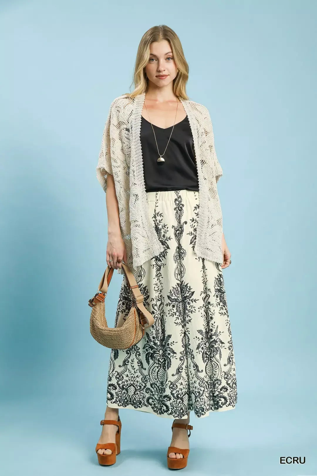 Umgee Border Print Wide Leg Pants 95806b7b-2105-4346-9861-6e837384f032-Max-Origin