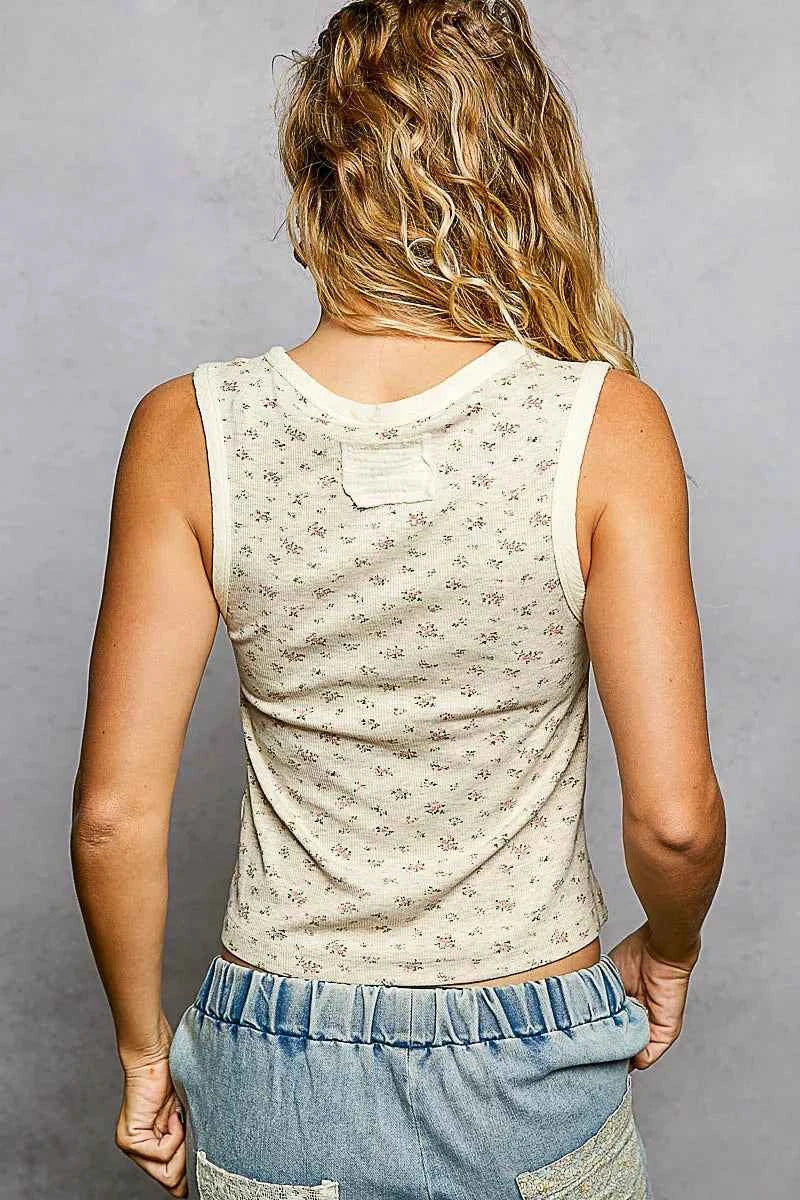 POL Floral Round Neck Cropped Ribbed Tank 959d7ac2-162b-42c9-a1a2-f35f8b26b6f2-Max-Origin