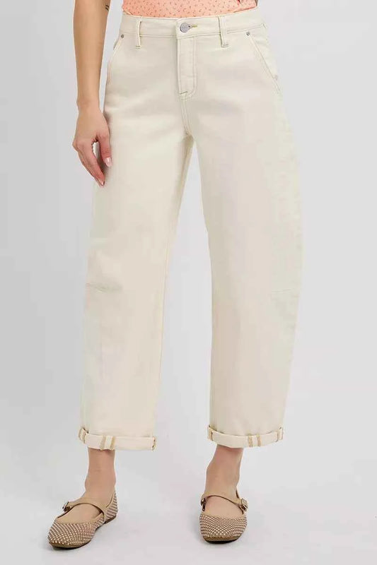 High Rise Relaxed Barrel Cuffed Jeans 95a332d78b0946769b9210144ccebd7e-Max-Origin