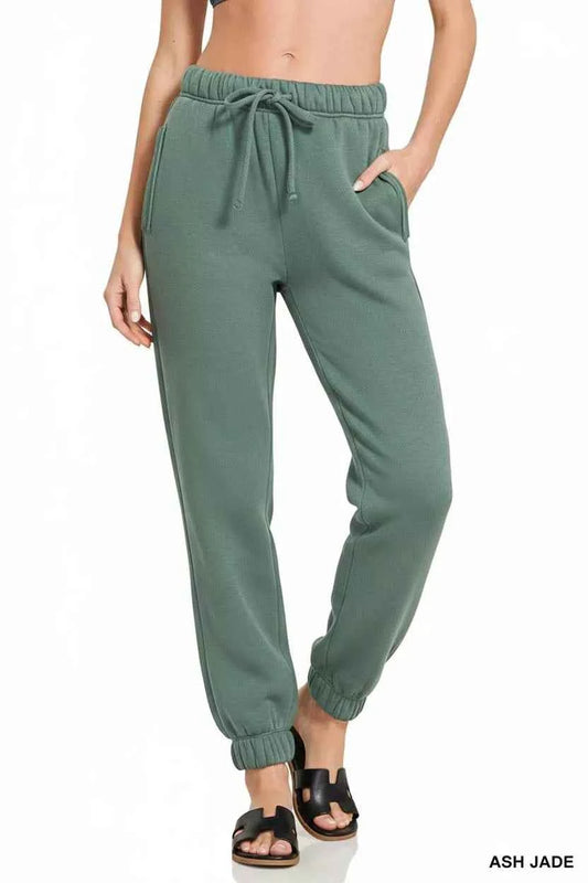 Zenana Fleece Drawstring Joggers With Pocket 95a89dde-5aff-4177-bb90-81c62ad4c883-Max-Origin