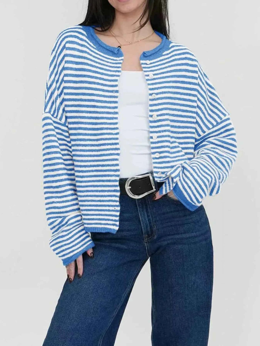 Striped Button-Up Cardigan 95baa124-72b7-491d-a32b-92bf216b2a1f-Max-Origin