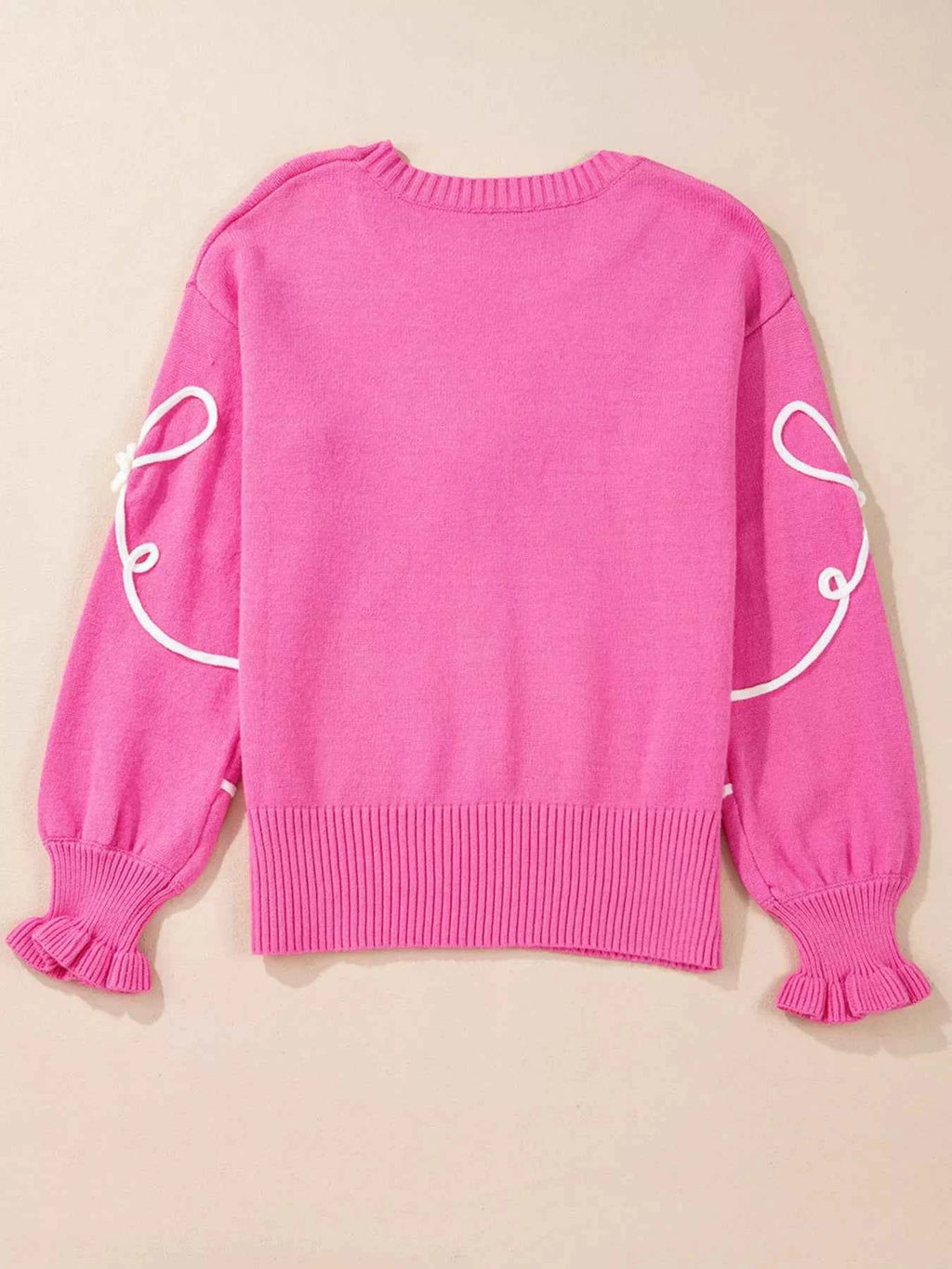 Ribbed Hem Long Sleeve Sweater 961fbda71a164ff59fc7135c7669625d-Max-Origin