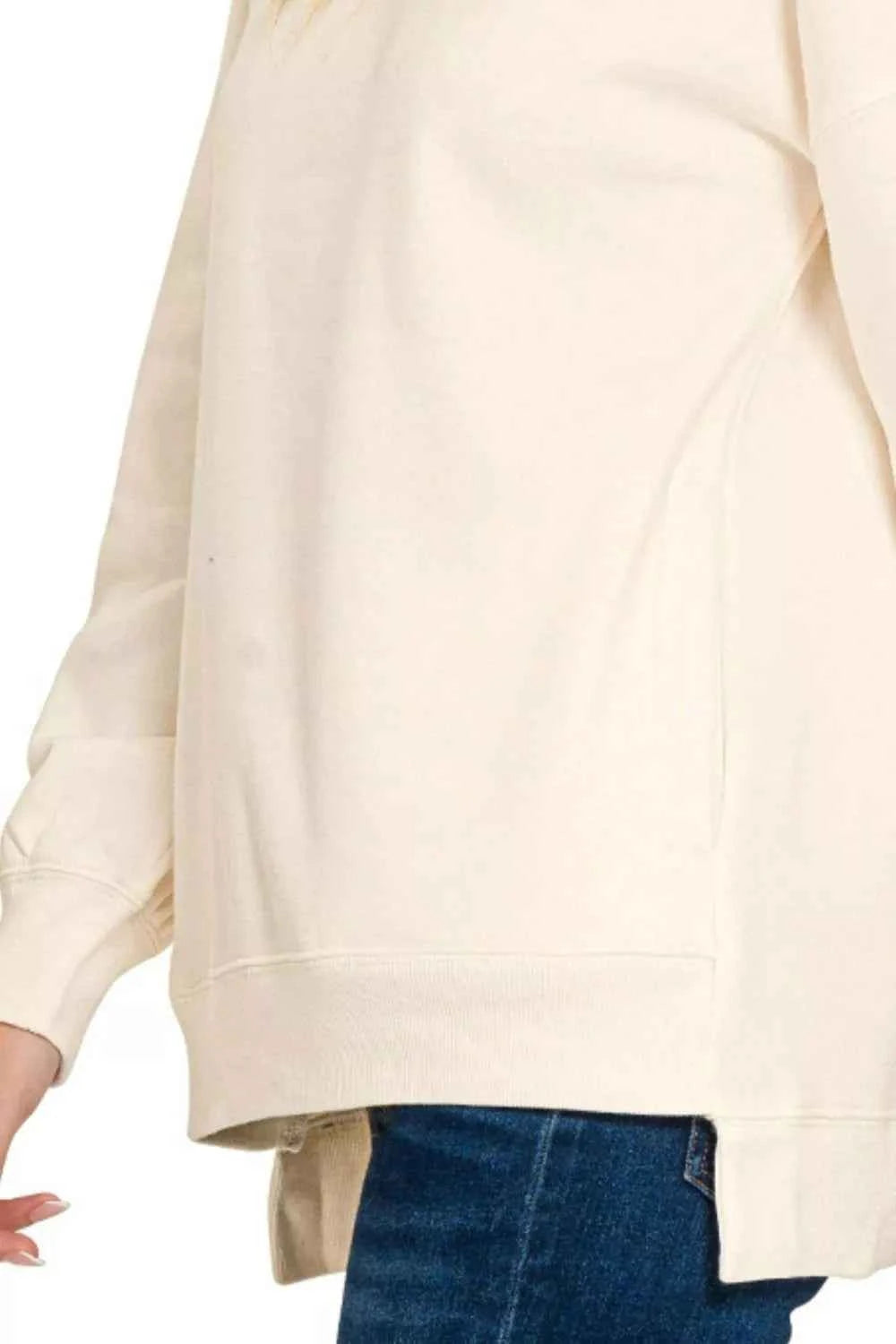 Zenana Full Size Fleece Hi-low Boyfriend Sweatshirts with Pockets Plus Size 96322741-423b-4daa-9552-3c559a0ae01e-Max-Origin