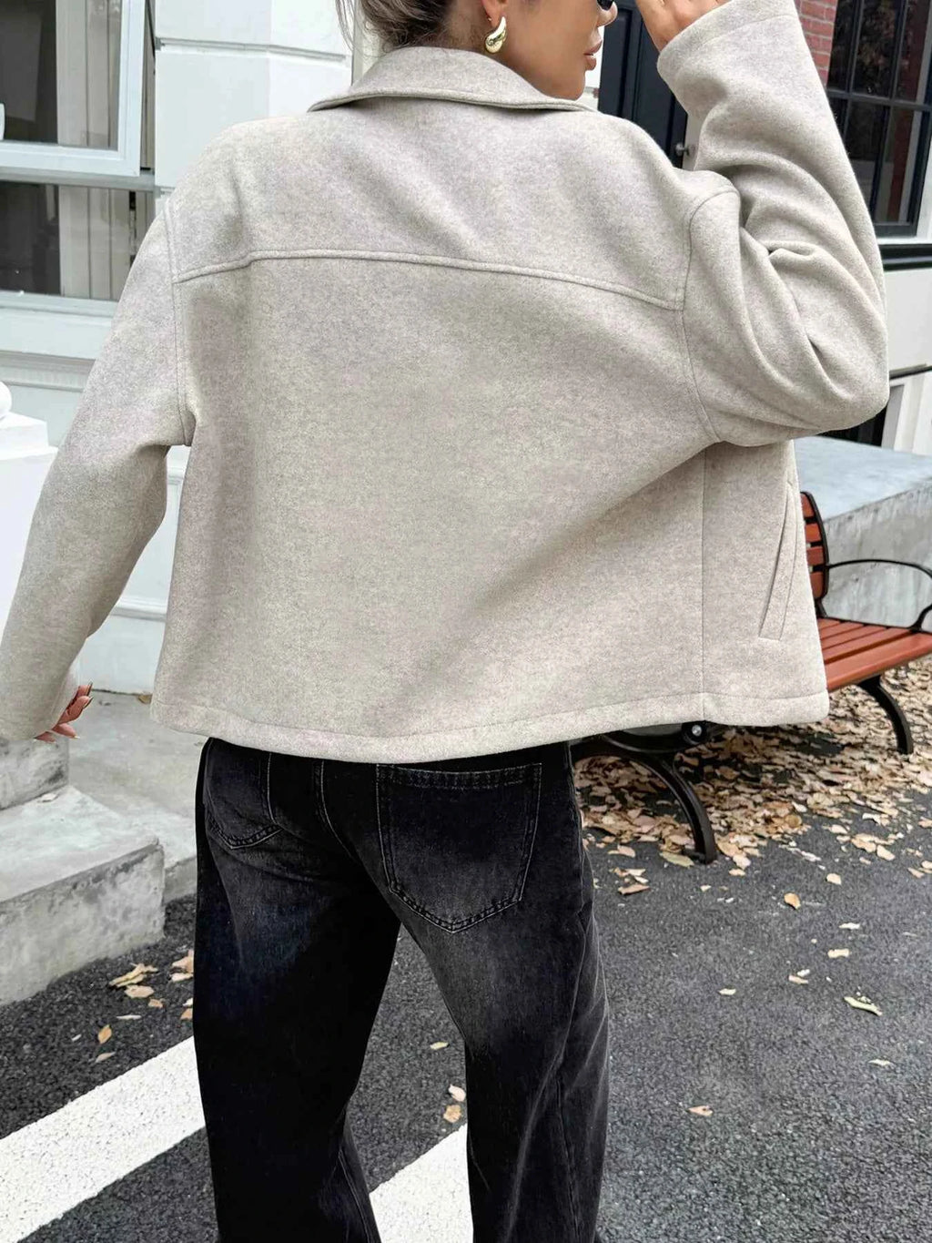 Zip-Up Dropped Shoulder Jacket 966dcc70081440b1a31f599c3ef6003f-Max-Origin