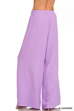 Zenana Woven Airflow Twisted Top & Wide Leg Pants Set 9670d44610f74d3ea65ef053a92f9499-Max-Origin