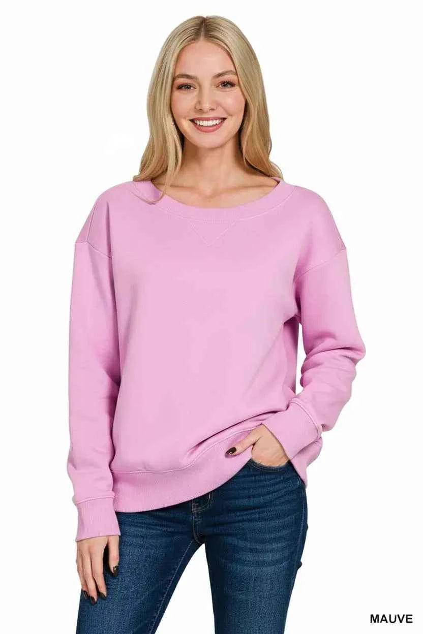 Zenana Fleece Boat Neck Sweatshirt 967c7b86-d7bd-4291-a2c9-ffbcbee963bc-Max-Origin