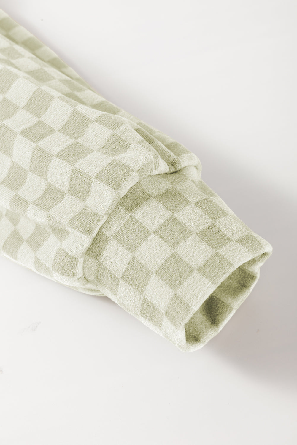 Green Checkered Kangaroo Pocket Hoodie 968583ce21f4877d