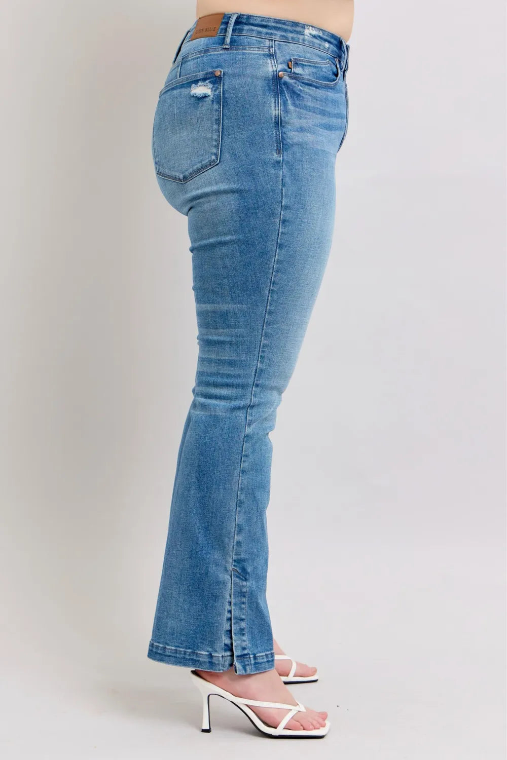 Judy Blue HW Tummy Control Vintage Wash Side Slit Slim Boot Jeans 968acb19-9ac7-45bd-8459-39253812340e-Max