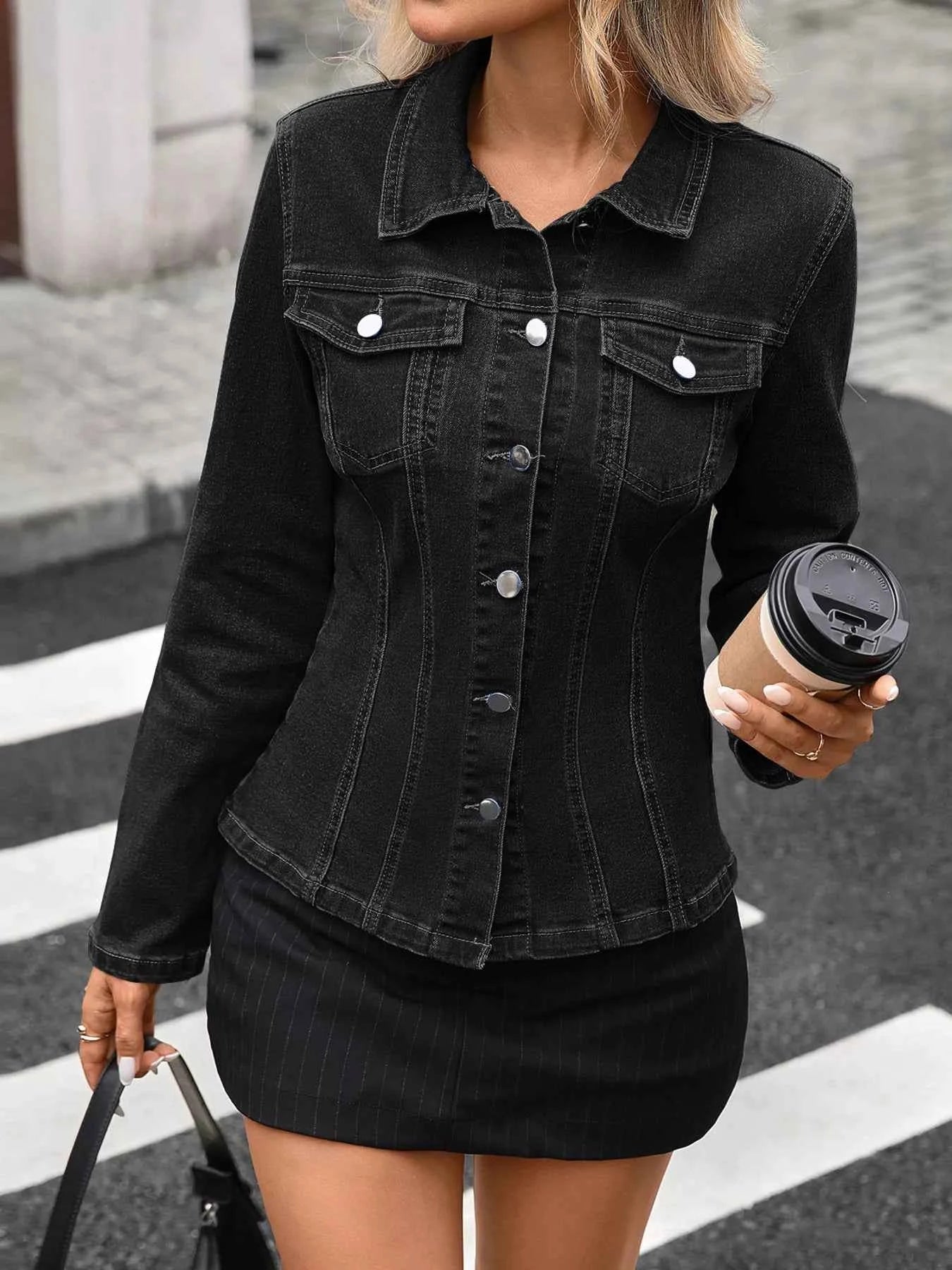 Button Up Long Sleeve Denim Jacket Black 96ba9067a60d446387bc3a0c39708d1c-Max-Origin