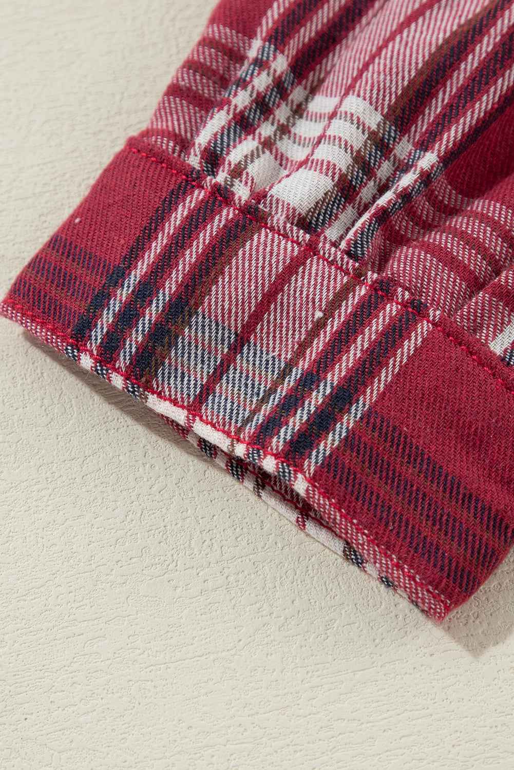 Beau Blue Plaid Print Patchwork Hooded Raw Hem Denim Jacket 96e2fcabcb139f39