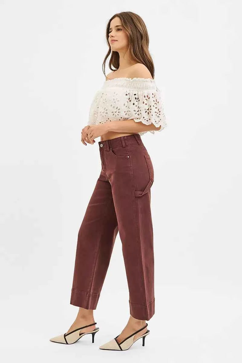 RISEN Tummy Control High Rise Crop Wide No Waist Band Pants 96faf2a9-8148-4897-b2d7-64d2c9d5789b-Max-Origin
