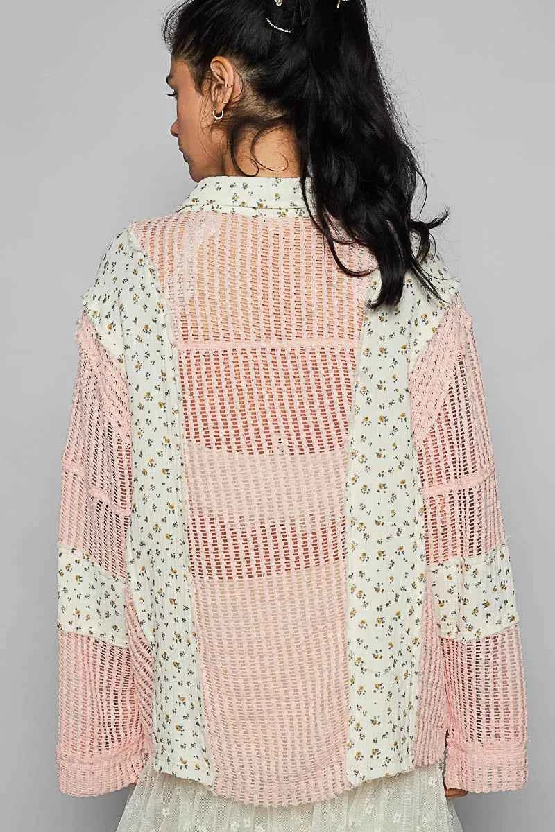 POL Floral Crochet Patchwork Long Sleeve Shirt 97078ac0-67e3-424b-a784-d9c75d639871-Max-Origin