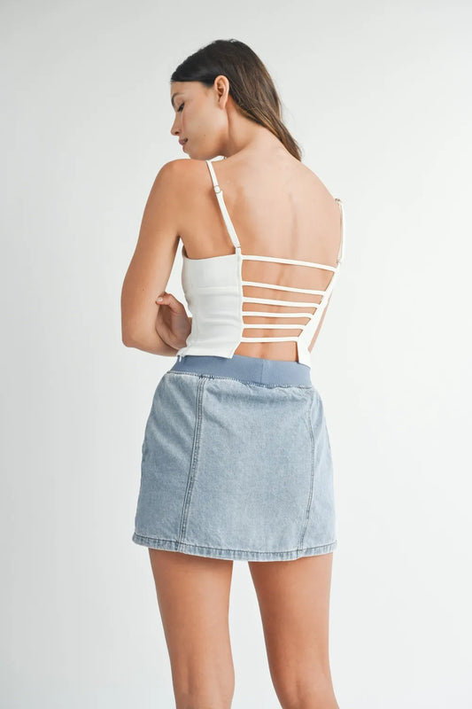 MABLE Strappy Back Cropped Cami 970e4e29-82c9-4c3a-b9e2-15d2142c550c-Max