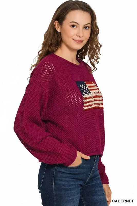 American Flag Crew Neck Sweater 9728e69b-b3aa-4014-8b4b-471e9ef15c7d-Max-Origin