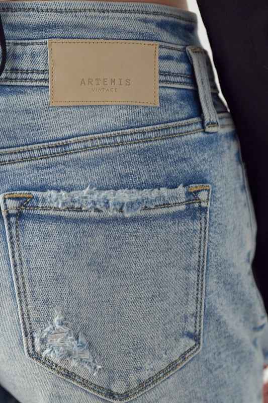 AT1037BML High Rise Bermuda Tulip Waistband Shorts 974f7a0f-6996-40ab-aac7-d72e8fda37a8