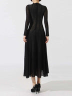 Lace Mock Neck Long Sleeve Dress 9755f7ce-ea05-4a27-af2d-ce661a372383-Max-Origin