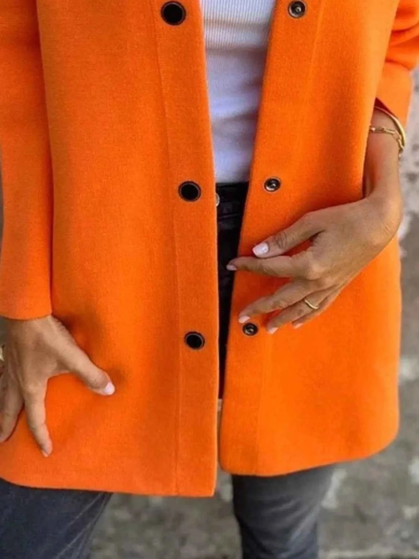 Full Size Snap Down Long Sleeve Hooded Outerwear Plus Size 9763bacb-0a02-4544-92b8-feac379f86e0-Max-Origin