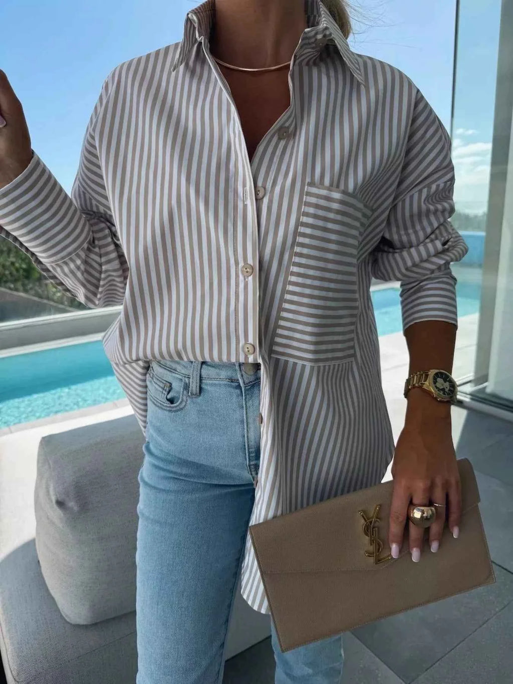Striped Oversized Button-Down Shirt 9779aa5c-87fc-4239-b01d-071f2ca96cc5-Max-Origin