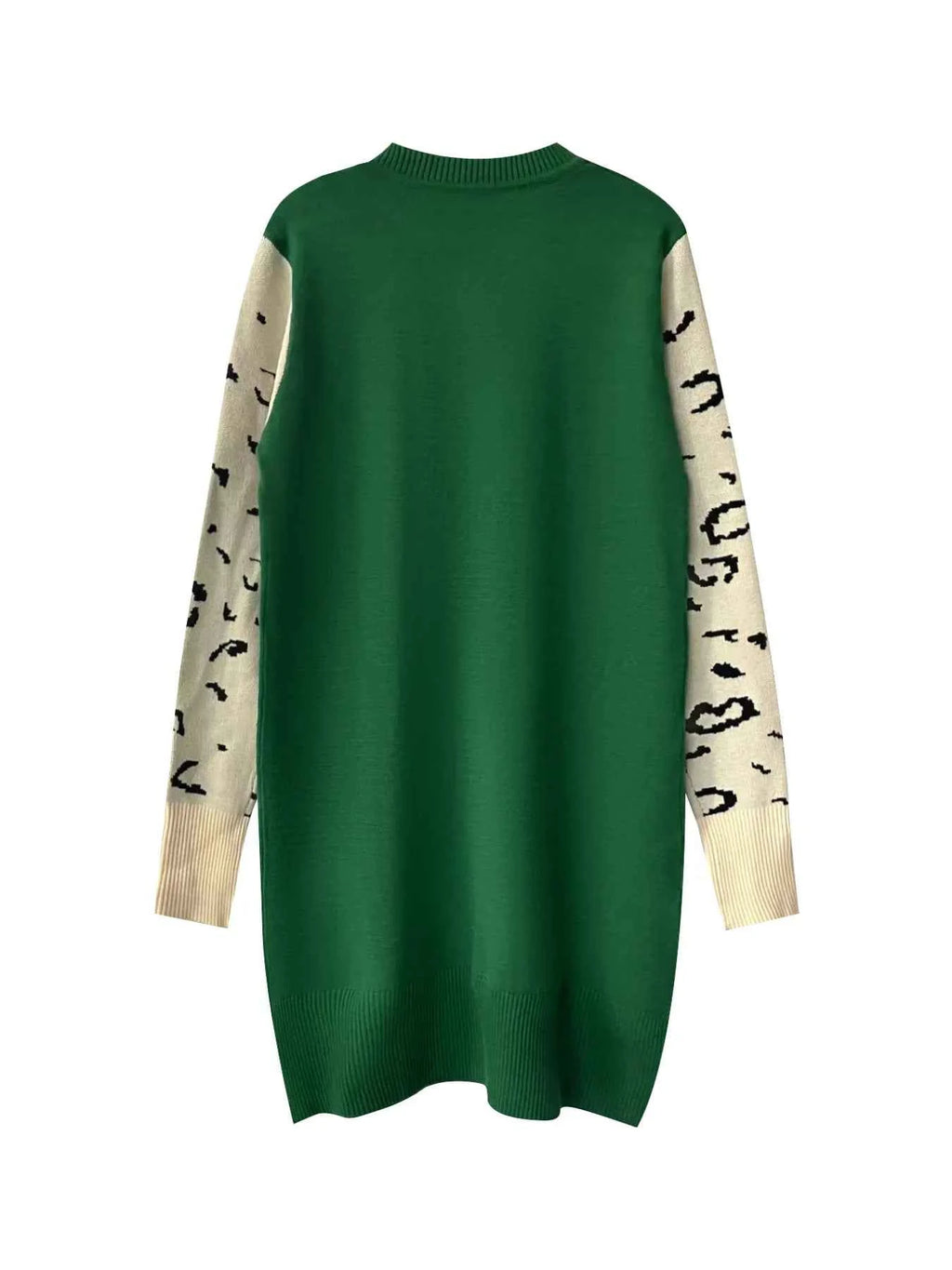 Leopard Round Neck Sweater Dress 9798d442-7db5-4eef-b8bf-09862f2194e2-Max-Origin