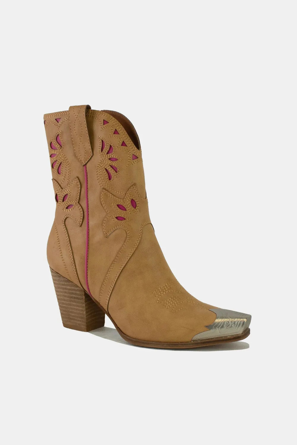 Beast Fashion Cut-Out Floral Embroidery Boots 97a1dcd6-f430-42eb-a626-5ad486518439-Max