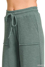 Zenana Cotton Slub Short Sleeve Tee and Pants Set 97d937dc6f134e8388f81307577fbb3c-Max-Origin