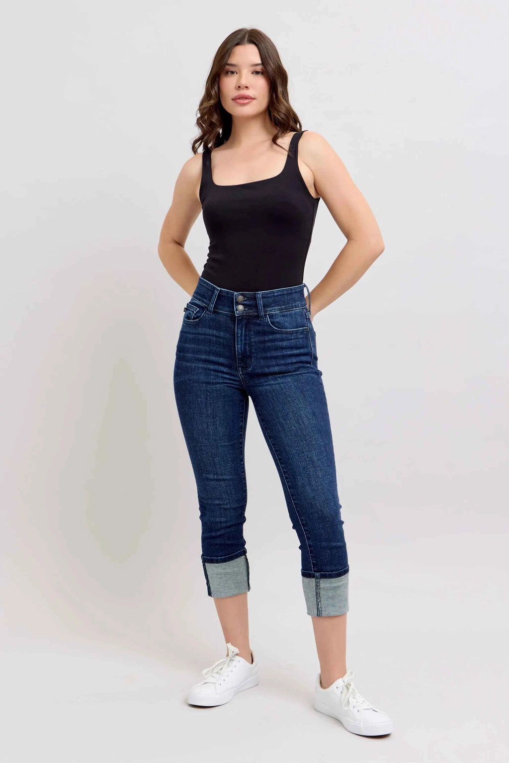 Judy Blue High-Waist Double Waist Band Skinny Jeans 97fb345d23164c99ae83dafcc6c60bb5-Max-Origin