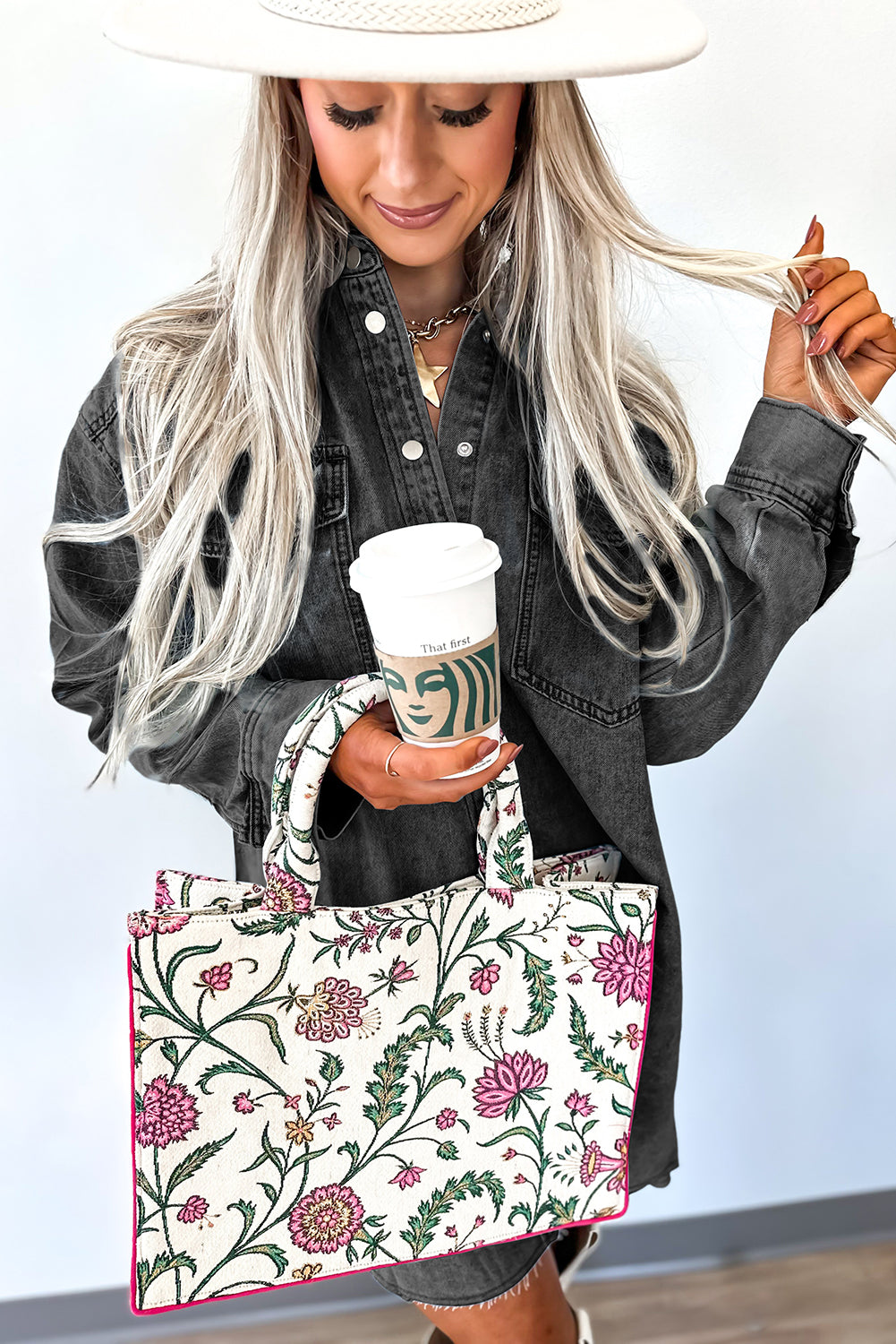 Beau Blue Chest Pocket Raw Hem Denim Loose Shirt Dress 981381fb36b28e46