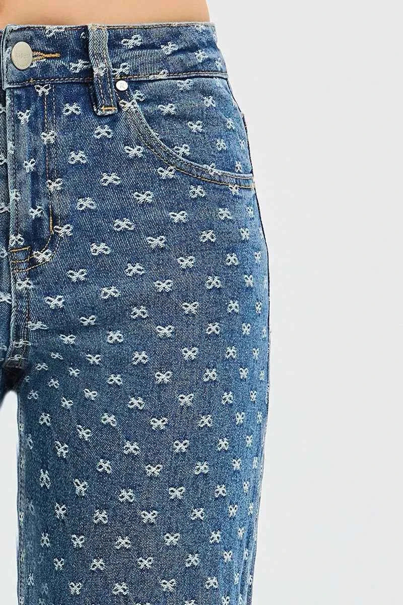 RISEN High Rise Wide Leg Bow Embroidered Jeans 982b40b1fc994579bae87fc58854f968-Max-Origin
