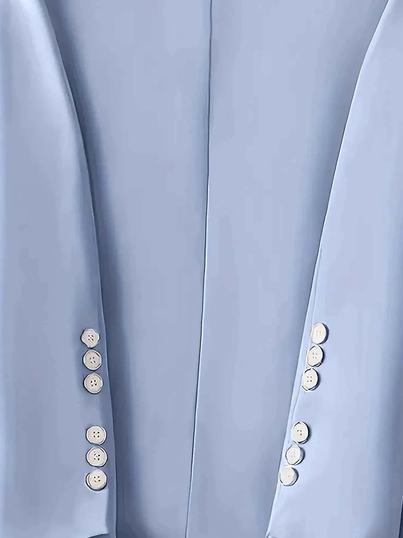 Single-Button Long Sleeve Blazer 986bb5ebb0774668a281b8b8ee585a2c-Max-Origin
