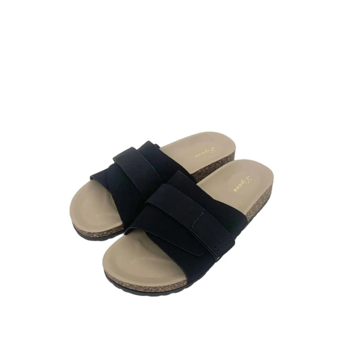 Open Toe Flats Sandals Black 98804961-8448-47df-b428-96964e7ebd17-Max-Origin