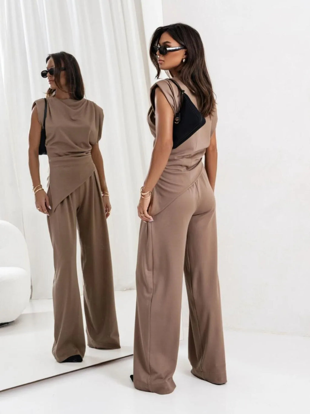 Slit Ruched Top and Wide Leg Pants Set 989de1d5-497d-4a44-8aa9-a62f519be590-Max-Origin