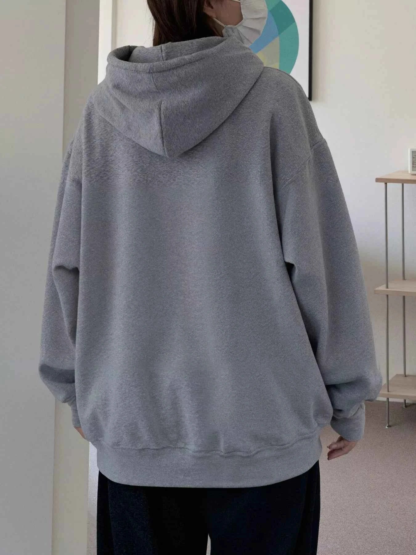 Kangaroo Pocket Drawstring Hoodie 98f82195-042e-4192-8abe-ee1bc25389f2-Max-Origin