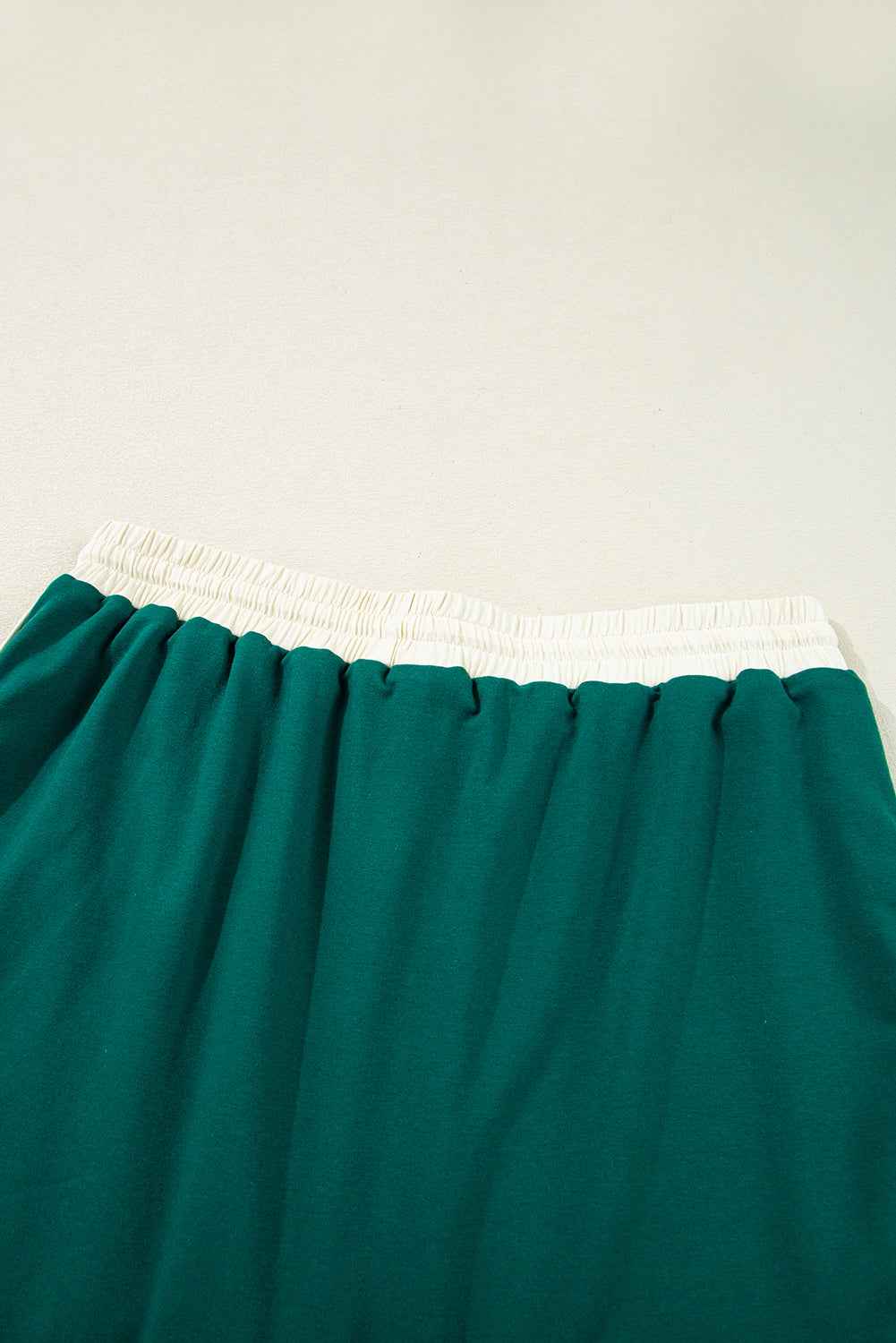 Bonbon Plus Size Contrast Trim T Shirt and Skort Two Piece Set 98fadc83edf8ab26