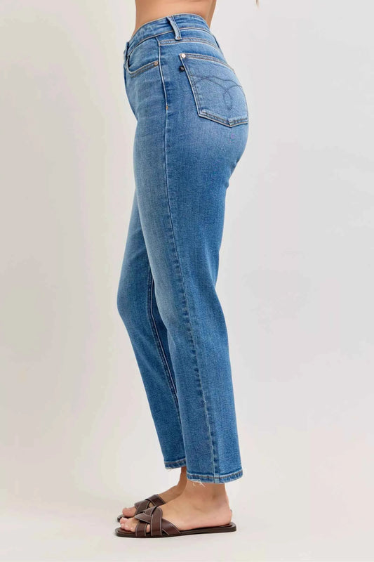 High-Waisted Straight-Leg Jeans 990ec990-85bb-45aa-ac46-6dccefc1c136-Max-Origin