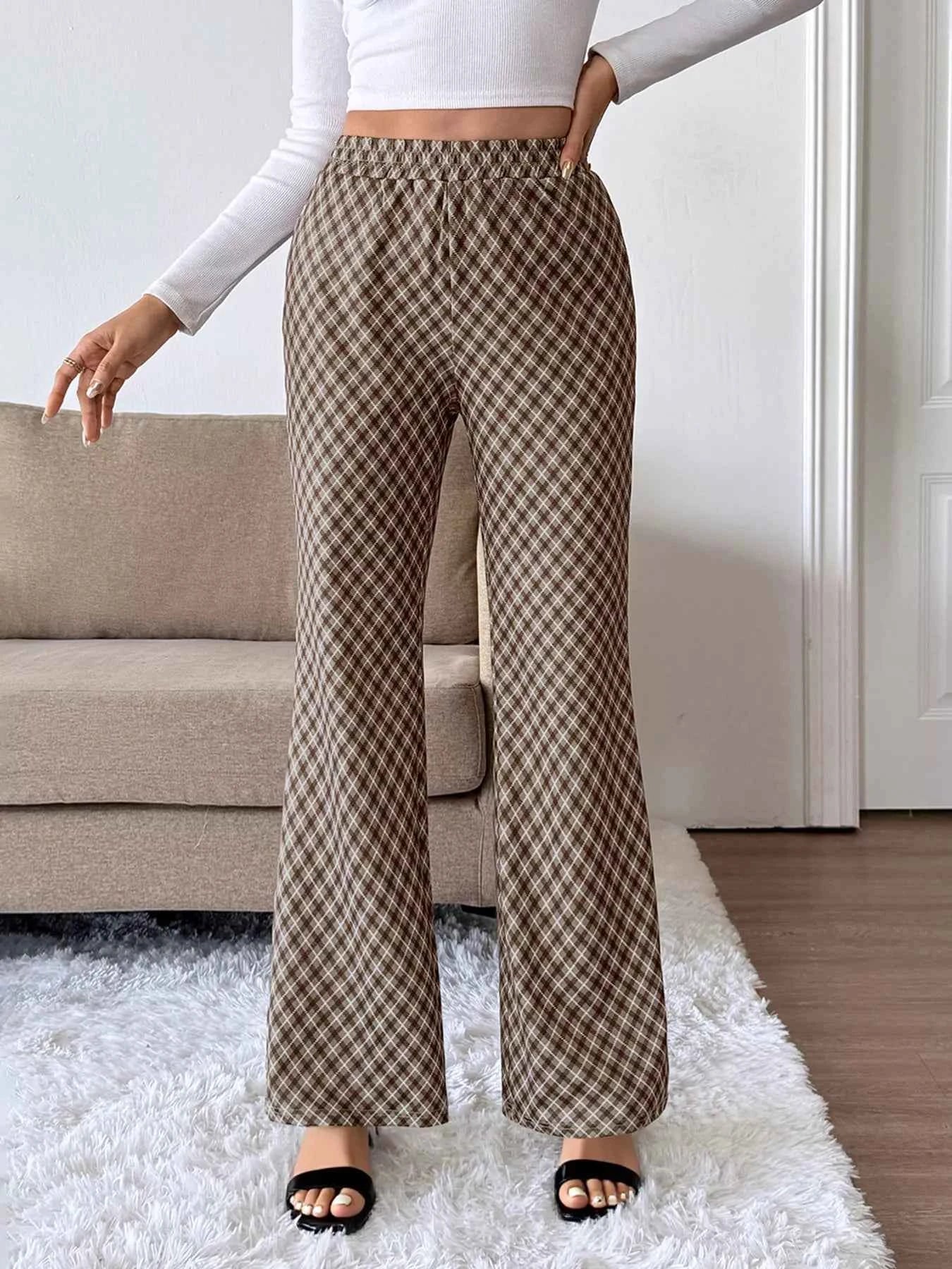 Plaid High-Waisted Wide Leg Pants 992703046a86419392f7cefbb6918a53-Max-Origin