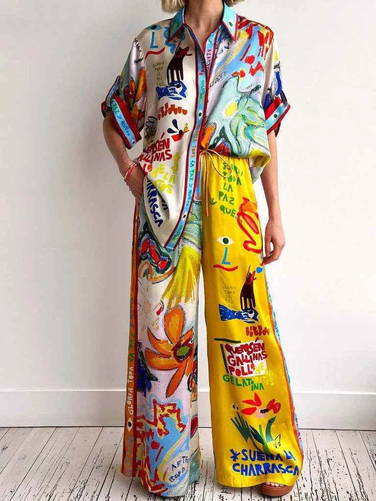 Printed Button Up Shirt and Pants Set Multicolor 9943898b-9409-4536-ab5f-603ec150a342-Max-Origin