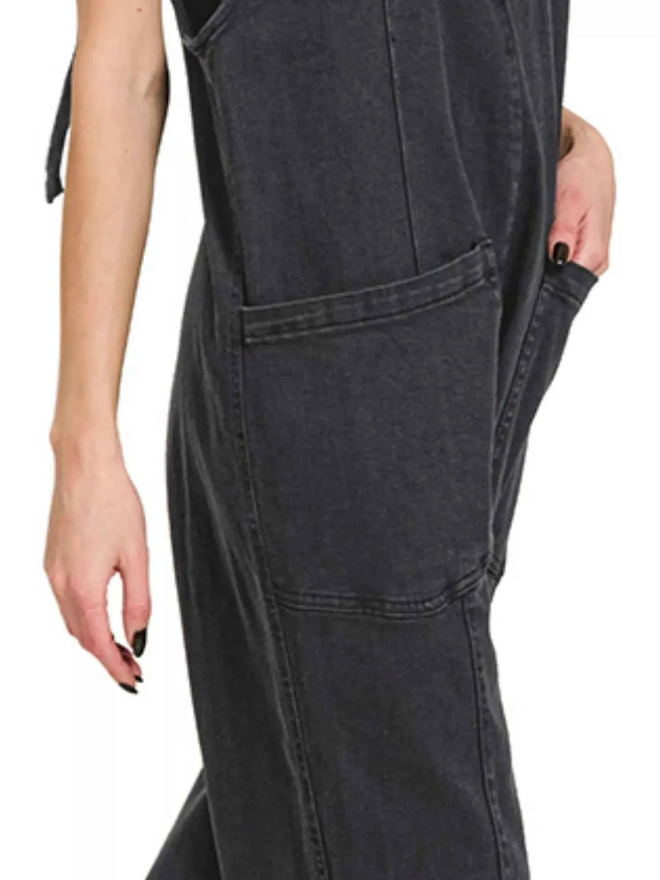 Zenana Casual Adjustable Strap Baggy Jumpsuit with Pocket 995e3ffd-1296-47eb-800a-ed3851b8d0aa-Max-Origin