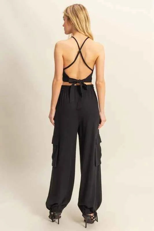 HYFVE Crop Top and Cargo Pants Set 995e6d48f1de4023b97861d932173cdd-Max-Origin