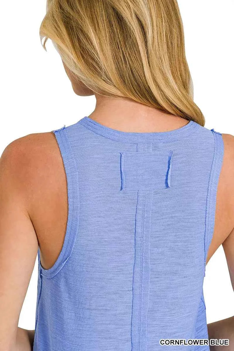 Zenana Curved Hem Slub Tunic Tank 996f2d0936e345569b916b34e3cbce10-Max-Origin