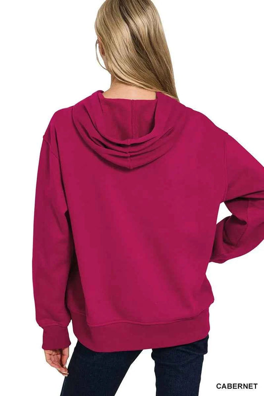 Fleece Kangaroo Pocket Hoodie 999435e7e51741da9f62f2527aa26a00-Max-Origin