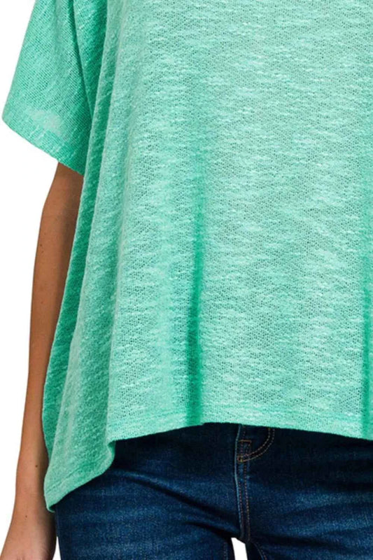 Oversized Slub Hacci Top with Pocket 999f7553-f5da-4dc9-be32-33fdb42c111b-Max-Origin