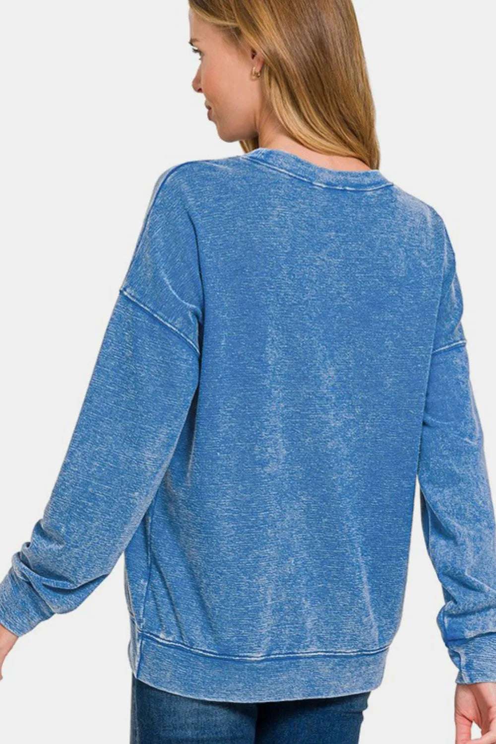 Zenana Washed Round Neck Dropped Shoulder Sweatshirt 99c5f97e-71b7-4124-b3ca-fa5e2a388c71-Max-webp_2