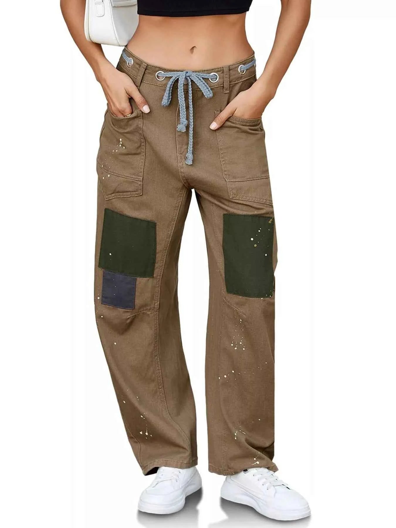 Washed Wide Leg Jeans Khaki 99ce958c90de46a0af81e3037f0a4ded-Max-Origin