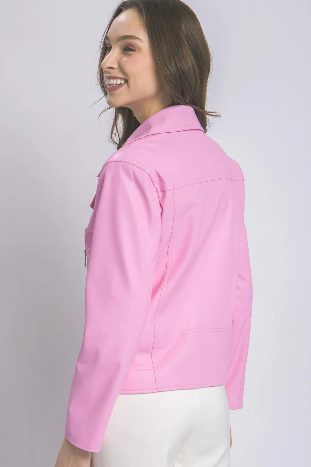 Love Tree Collared Neck Zip Up Jacket 99d37e19-3cdd-4470-8d97-dd6e1babff43-Max